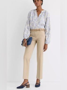LOFT NWT The Riviera Slim Soft Wheat Beige Size 10